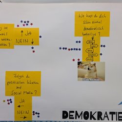 Jugendberufshilfe Höchst: Demokratiefragen an Jugendliche